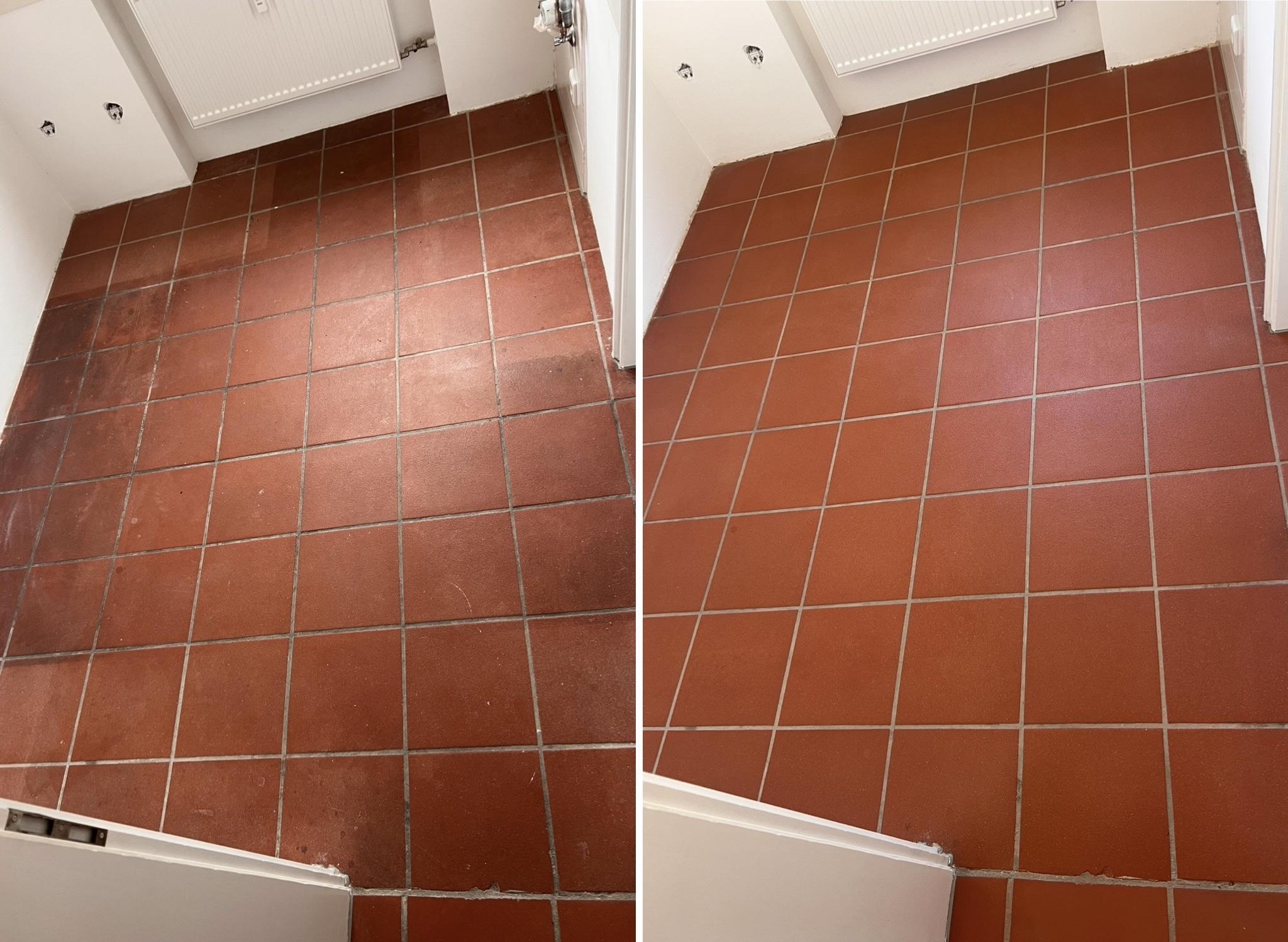 Professionelle Steinreinigung Vorher-Nachher